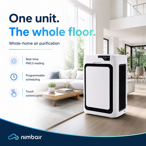 Nimbair Max — Whole-Home HEPA Air Purifier