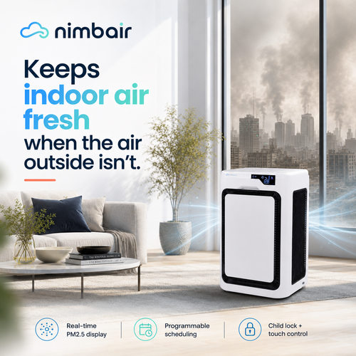 Nimbair Max — Whole-Home HEPA Air Purifier