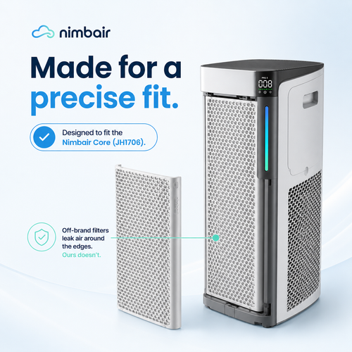 Nimbair Core Replacement Filter (H13 HEPA + Carbon)