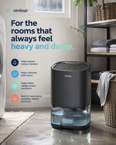 Nimbair Dry — Compact Dehumidifier