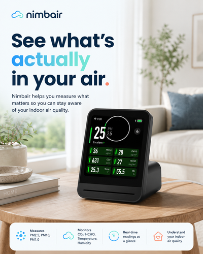 Nimbair Sense — Indoor Air Quality Monitor (PM2.5)