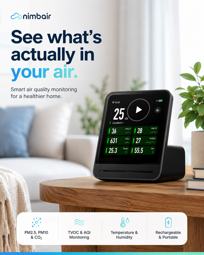 Nimbair Sense — Indoor Air Quality Monitor (PM2.5)