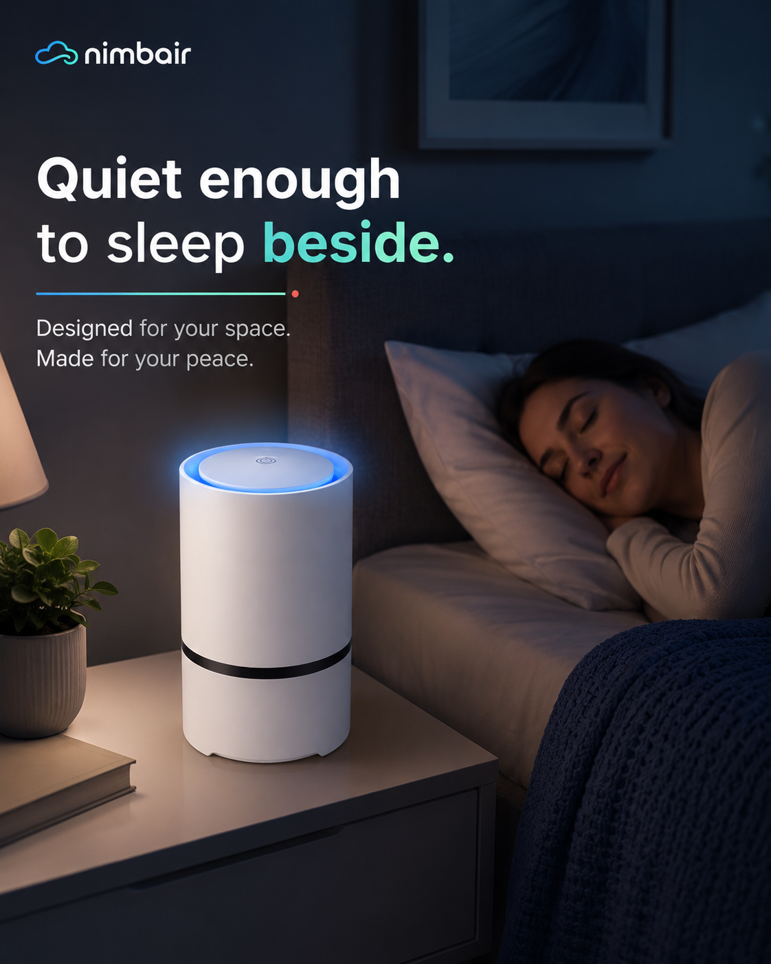 Nimbair Desk — Personal USB Air Purifier